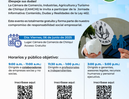 CAMCHI impulsará Jornada Informativa sobre la Ley 462